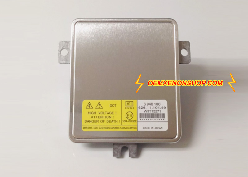 2010-2016 Volvo XC70 V70 Mk3 OEM HID Xenon Adaptvei AFS Headlight Low Beam Control Unit D1S Ballast Module 6261110499 , W3T13271 , 6948180 , 30744459-6 , 30744459 , 63126948180 , 7189312