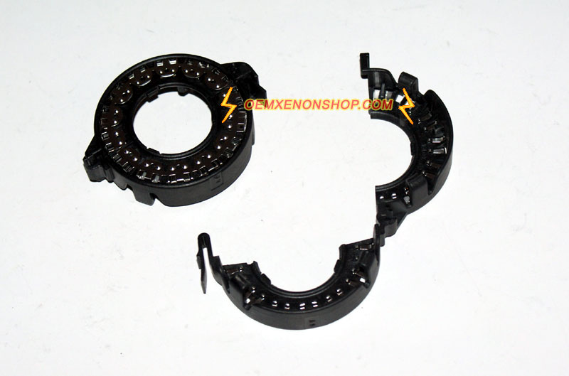 BMW 5Series E60 E61 OEM Bi-Xenon Headlight Projector Gas Discharge D1S Bulbs Holder Retainer Ring 