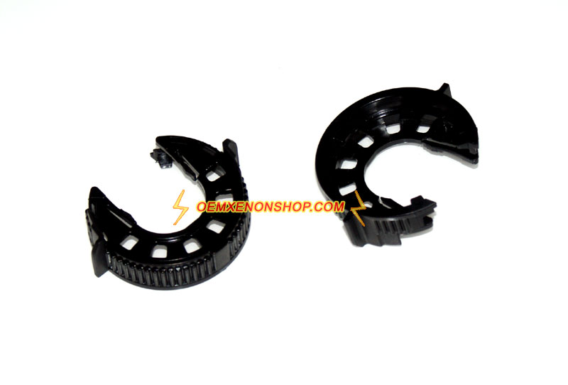 Ford Focus Mk3.5 OEM Xenon Headlight Projector Gas Discharge D1S Bulbs Holder Retainer Ring 