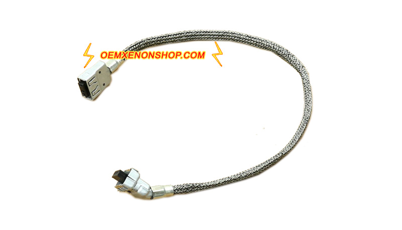 Aston Martin DBS OEM Headlight HID Xenon Ballast Control Unit To D1S Bulb Cable Wires