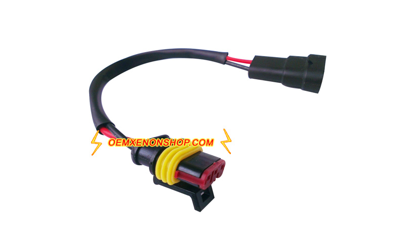 2006-2010 Land Rover Freelander LR2 Headlight Xenon HID Ballast 12V Input Harness Cable Wires