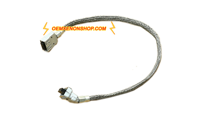 2006-2010 Land Rover Freelander LR2 Headlight Xenon HID Ballast Control Unit To D1S Bulb Harness Cable Wires