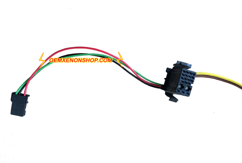 Mini R53 Cooper OEM Headlight HID Xenon Ballast Control Unit To D2S Igniter Bulb Cable Wires Box