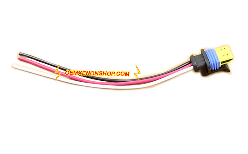 Osram Xenon HID D1S D1R D3S D3R Ballast Control Unit 12V 24V Input Wires Harness Cable