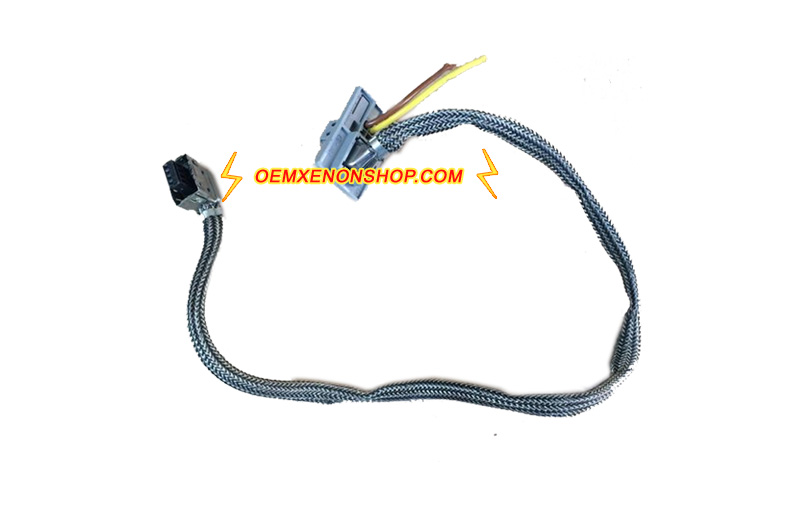 Porsche 981 Boxster OEM Headlight HID Xenon Ballast Control Unit To D1S Igniter Bulb Cable Wires Box