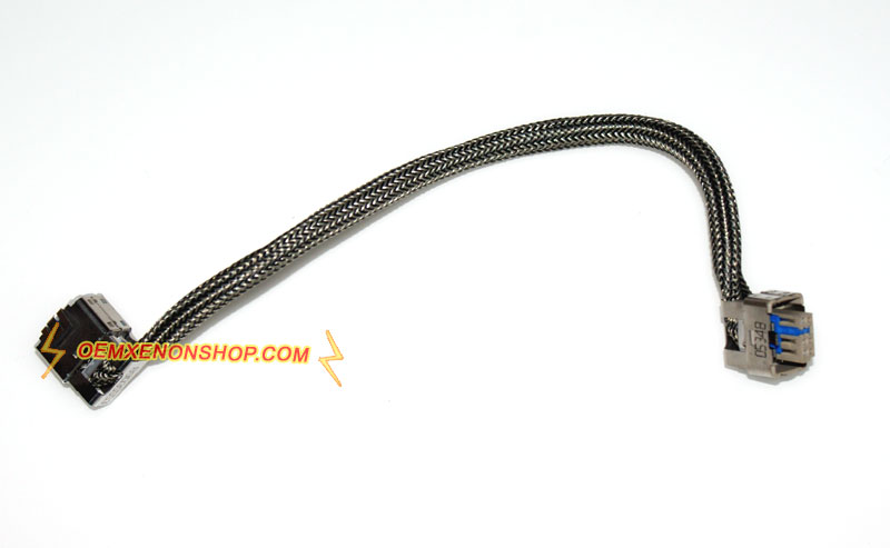 2006-2008 VW Passat B6 R36 OEM Xenon Headlight Ballast Control Unit To D1S Bulb Harness 3D0 971 671 Wires Cable Plug 