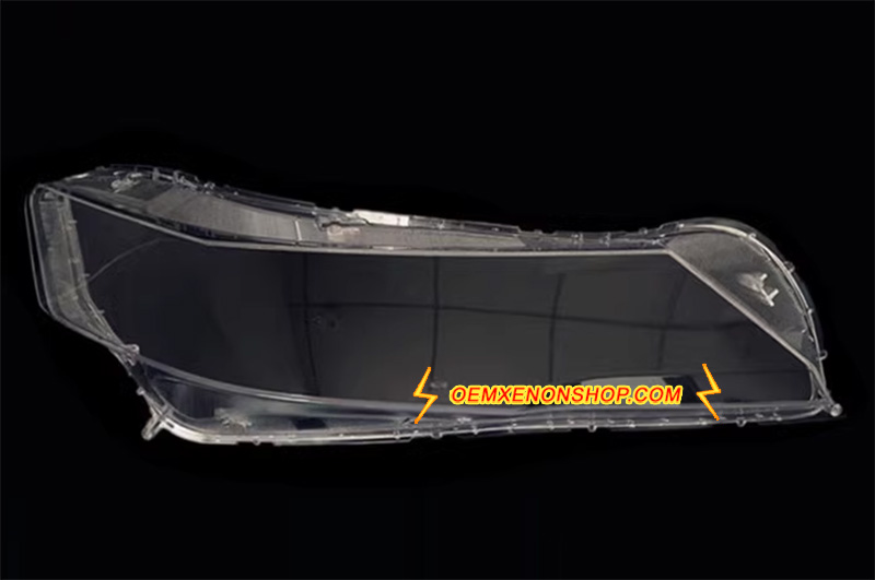 2009-2014 Acura TL Halogne Xenon Headlight Lens Cover Plastic Lenses Glasses Shell Restoration Protectors Replacement