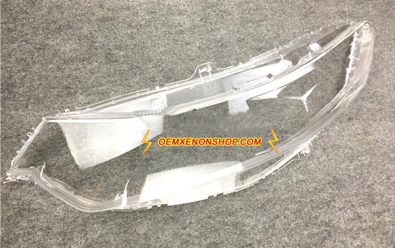 2009-2012 Acura TSX Headlight Lens Cover Plastic Lenses Glasses Replacement Repair AC2502118 AC2503118 33101TL0A02 , 