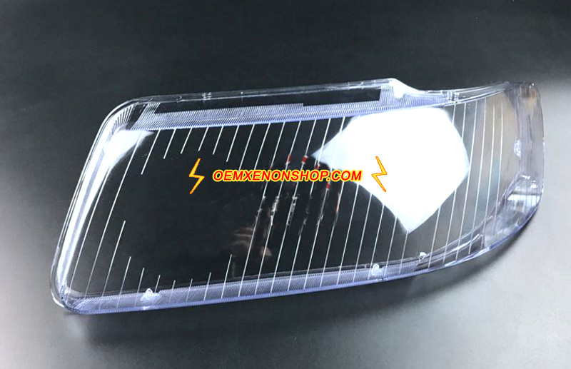 1996-2003 Audi A3 Headlight Lens Cover Foggy Yellow Plastic Lenses Glasses Replacement