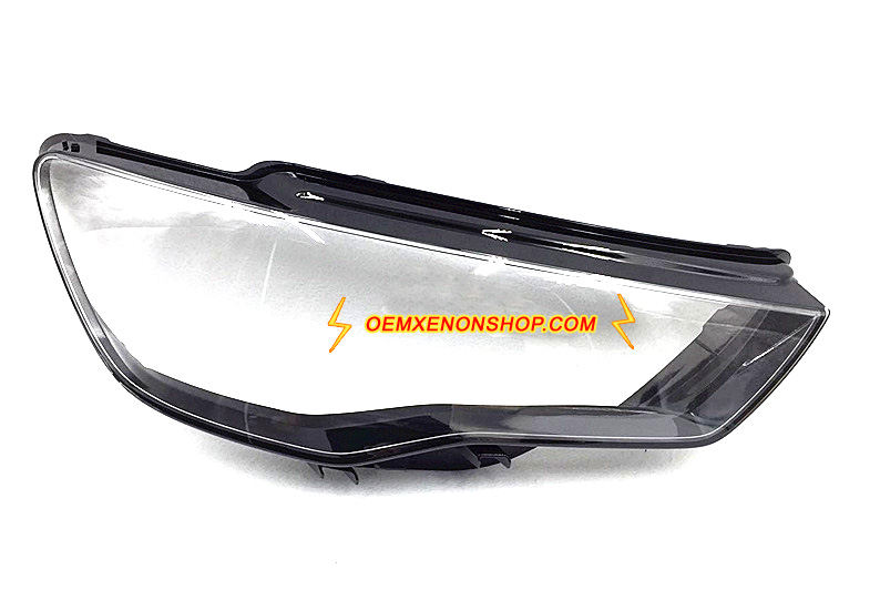2012-2016 Audi A3 S3 RS3 Headlight Lens Cover Foggy Yellow Plastic Lenses Glasses Replacement