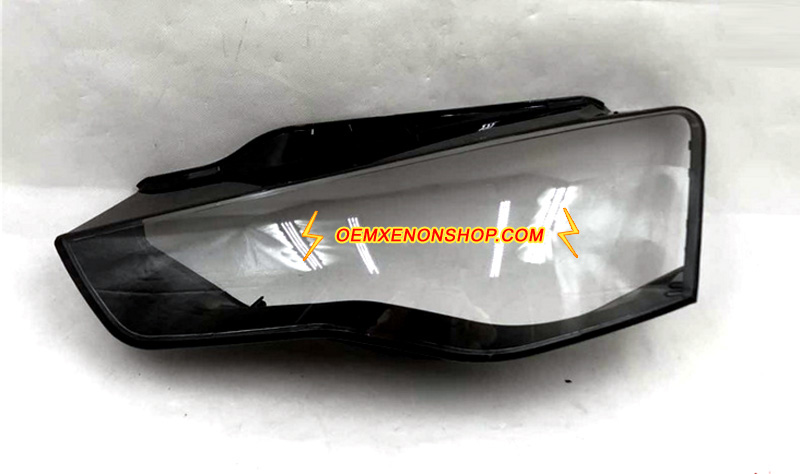 Audi A3 S3 RS3 Headlight Lens Cover Plastic Lenses Glasses Yellowish Scratched Lenses Crack Cracked Broken Fading Faded Fogging Foggy Haze Aging Replacement Repair