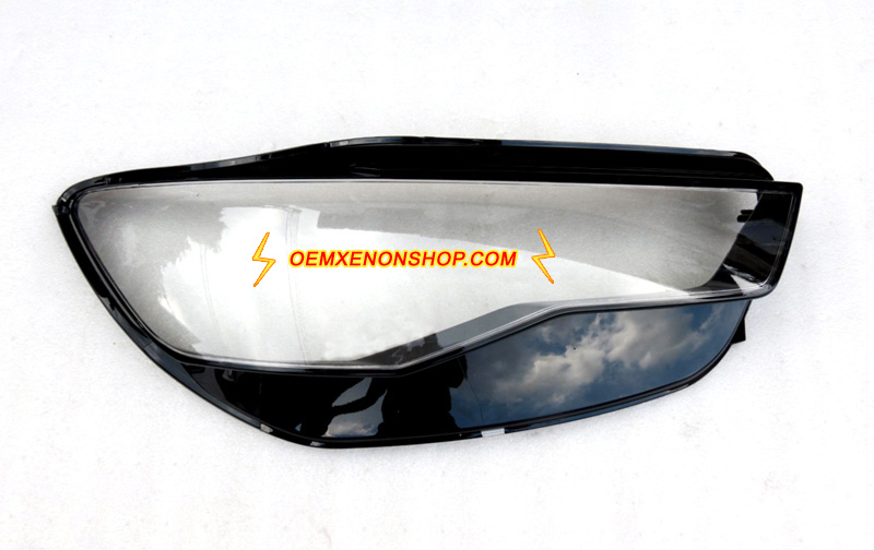 Audi A6 C7 S6 RS6 Full LED Headlight Lens Cover Plastic Lenses Glasses Replacement