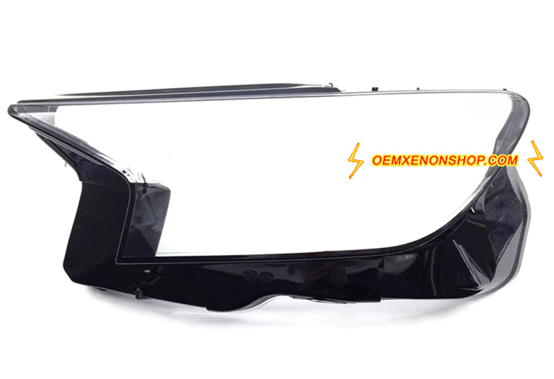 2020-2023 Audi Q4 LED Headlight Lens Cover Foggy Yellow Plastic Lenses Glasses Replacement