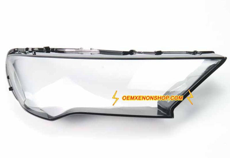 2020-2023 Audi Q7 SQ7 LED Headlight Lens Cover Foggy Yellow Plastic Lenses Glasses Replacement