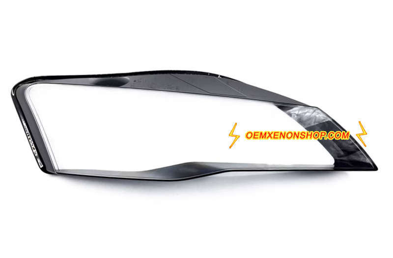 2008-2014 Audi R8 Headlight Lens Cover Foggy Yellow Plastic Lenses Glasses Replacement