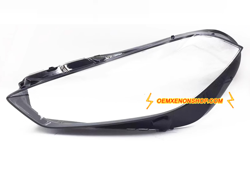 2019-2023 BMW 1Series F40 Headlight Lens Cover Foggy Yellow Plastic Lenses Glasses Replacement