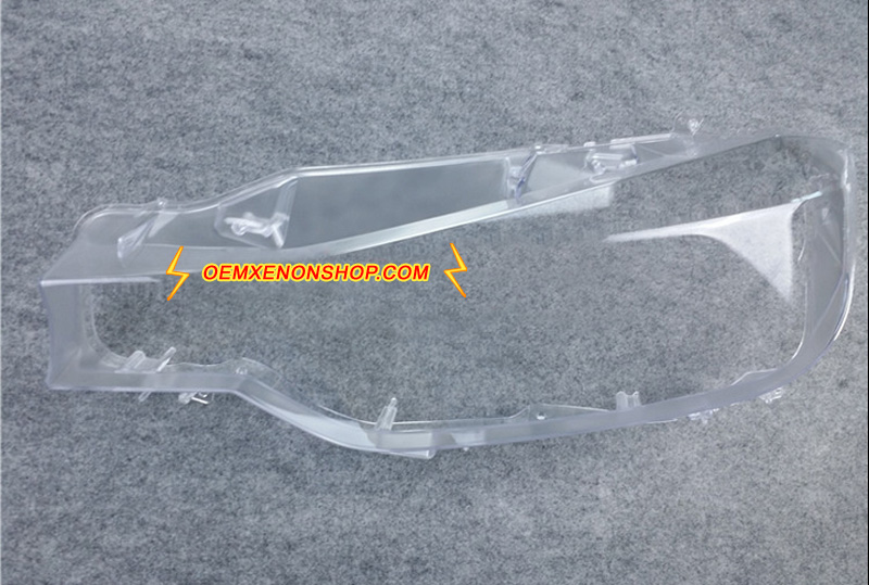 2012-2014 BMW 3 Series F30 F31 F34 Xenon Halogen Headlight Lens Cover Plastic Lenses Glasses Yellowish Scratched Lenses Crack Cracked Broken Fading Faded Fogging Foggy Haze Aging Replacement Repair