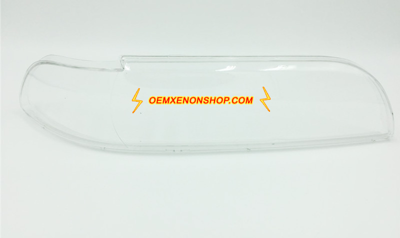 BMW 5Series E39 Headlight Lens Cover Foggy Yellow Plastic Lenses Glasses Replacement