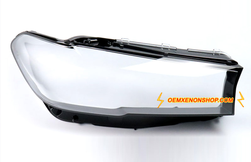 BMW 5Series G30 M5 LED Headlight Lens Cover Cracked Foggy Yellow Plastic Lenses Glasses Replacement