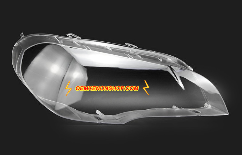 SODIAL Car Headlight Glass Cover Lamp Cover The Headlight Cover Is Suitable For X5 E70 2008-2013 