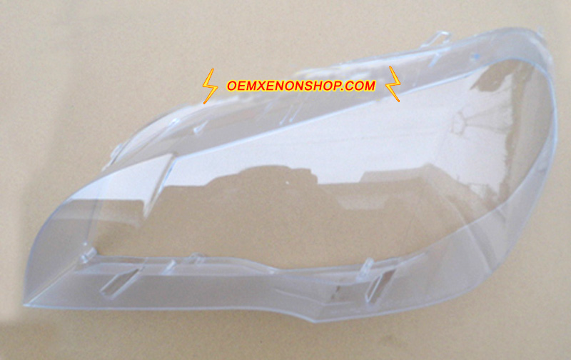 2011-2013 BMW X5 E70 Replacement Headlight Lens Cover Plastic Lenses Glasses