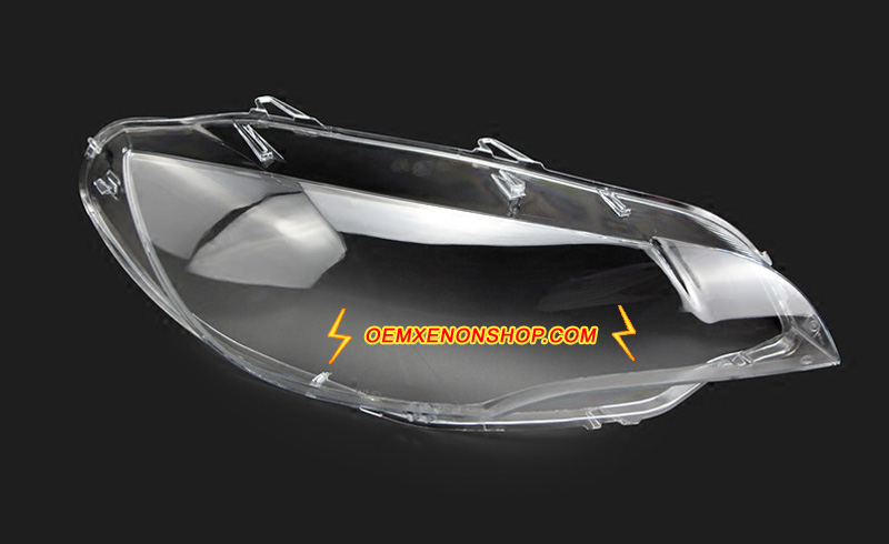 BMW X6 E71 E72 Headlight Lens Cover Cracked Foggy Yellow Plastic Lenses Glasses Replacement