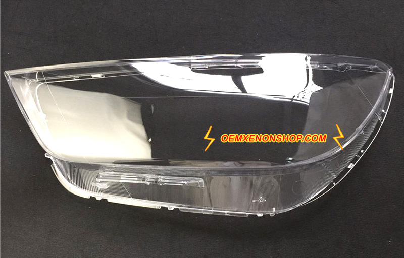 2016-2018 Buick Encore Mokka Headlight Lens Cover Foggy Yellow Plastic Lenses Glasses Replacement