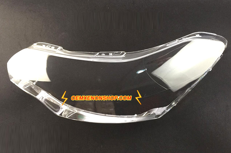 Citroen C5 Headlight Lens Cover Foggy Yellow Plastic Lenses Glasses Replacement