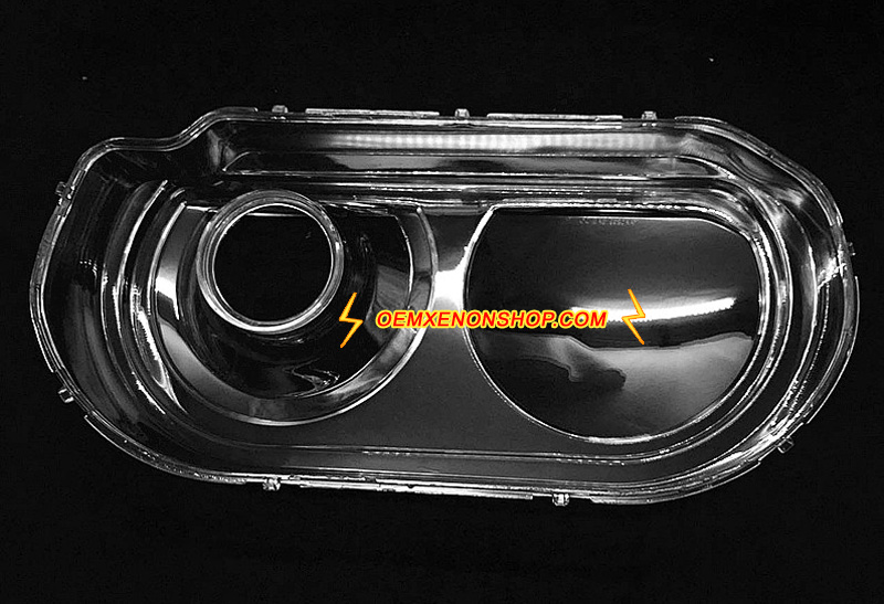 2008-2020 Challenger SRT-8 Headlight Lens Cover Foggy Yellow Plastic Lenses Glasses Replacement