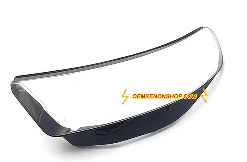 2019-2023 Ford Explorer LED Headlight Lens Cover Foggy Yellow Plastic Lenses Glasses Replacement