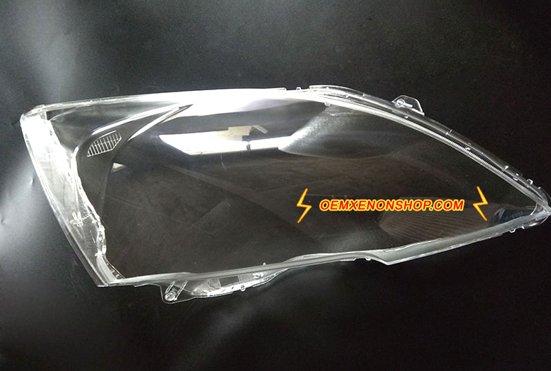 Honda CR-V Gen3 Headlight Lens Cover Foggy Yellow Plastic Lenses Glasses Replacement