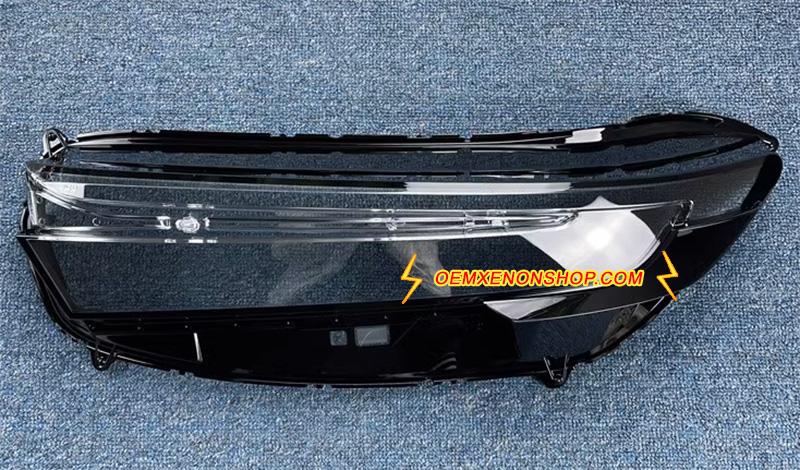 2022-2023 Honda CR-V Gen6 LED Headlight Lens Cover Foggy Yellow Plastic Lenses Glasses Replacement