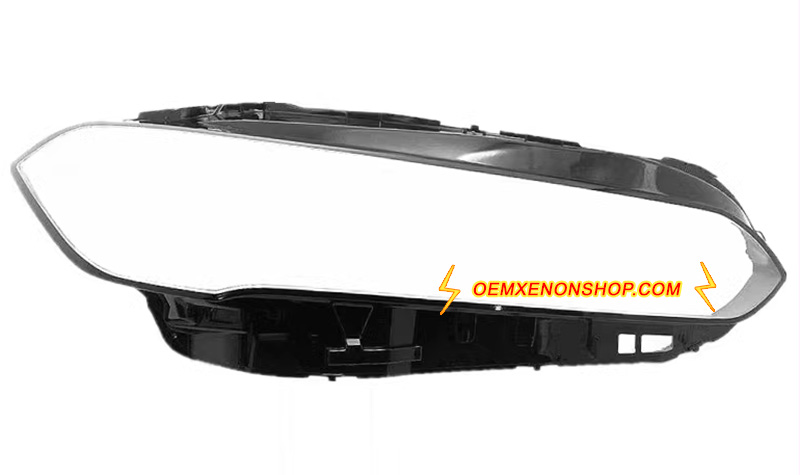 2020-2023 Honda Civic Gen11 LED Headlight Lens Cover Foggy Yellow Plastic Lenses Glasses Replacement