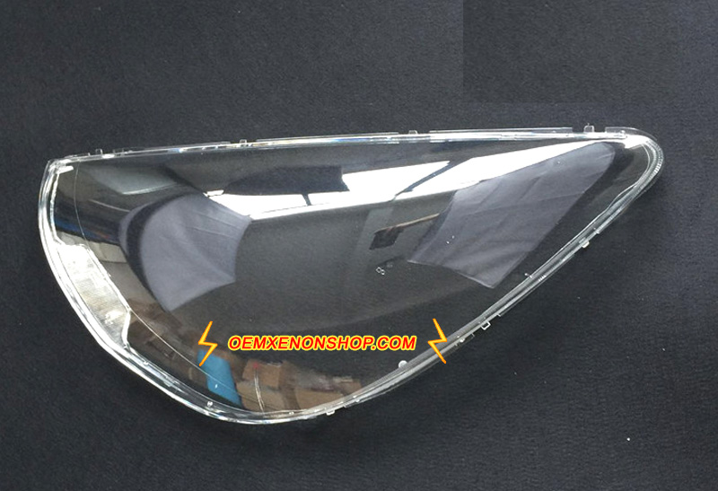 Honda Fit Jazz Gen1 Headlight Lens Cover Foggy Yellow Plastic Lenses Glasses Replacement