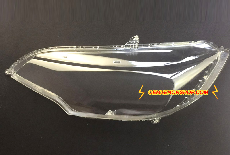 Honda Fit Jazz Gen3 Headlight Lens Cover Foggy Yellow Plastic Lenses Glasses Replacement