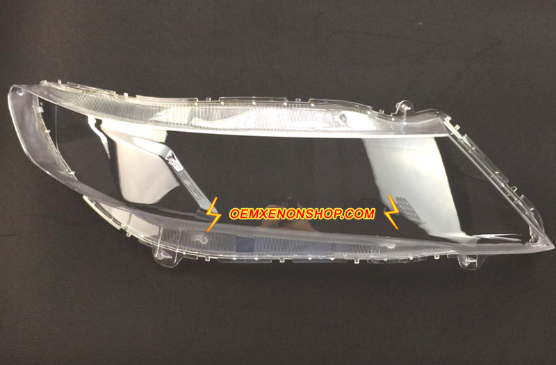 Honda Odyssey Gen4 Headlight Lens Cover Foggy Yellow Plastic Lenses Glasses Replacement