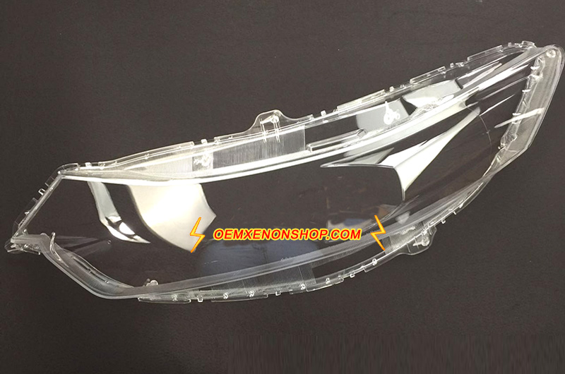 Honda Accord Spirior TSX Headlight Lens Cover Foggy Yellow Plastic Lenses Glasses Replacement