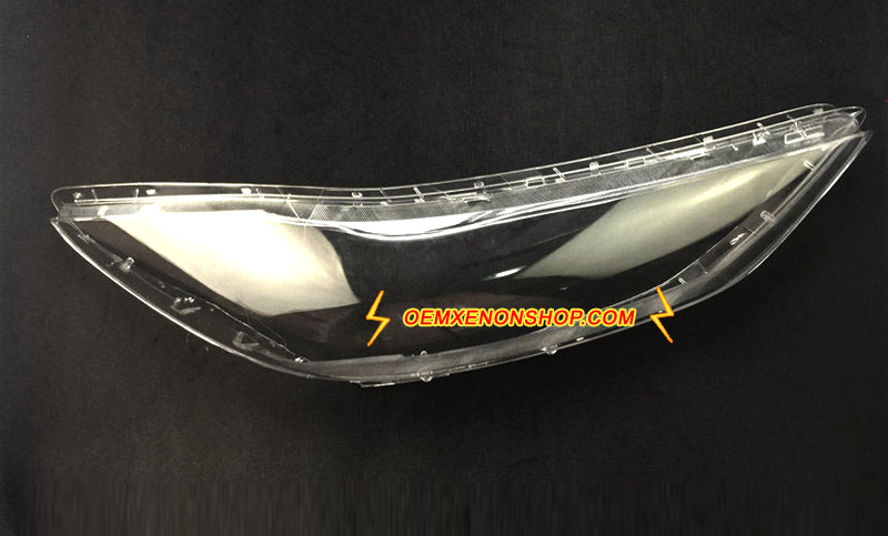 Hyundai Elantra Avante Gen6 Headlight Lens Cover Foggy Yellow Plastic Lenses Glasses Replacement