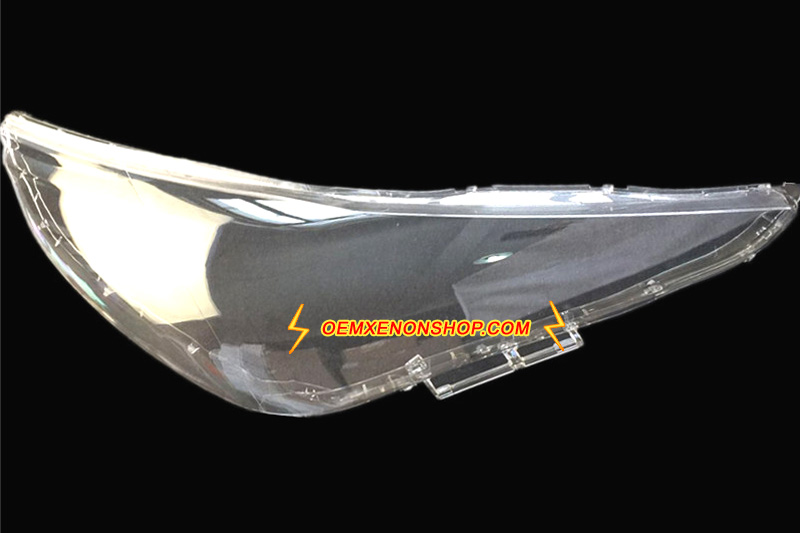 Hyundai Sonata i45 Gen6 Headlight Lens Cover Foggy Yellow Plastic Lenses Glasses Replacement