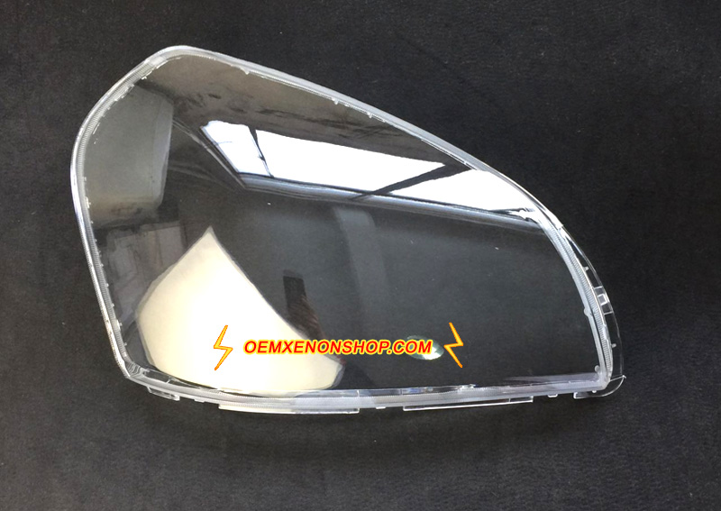 Hyundai Tucson Gen1 Headlight Lens Cover Foggy Yellow Plastic Lenses Glasses Replacement