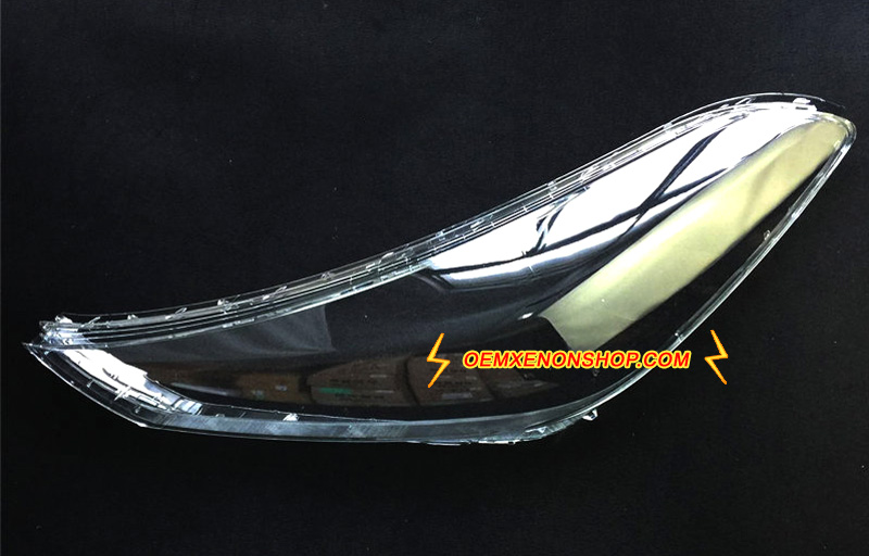 Hyundai Tucson Gen3 Headlight Lens Cover Foggy Yellow Plastic Lenses Glasses Replacement