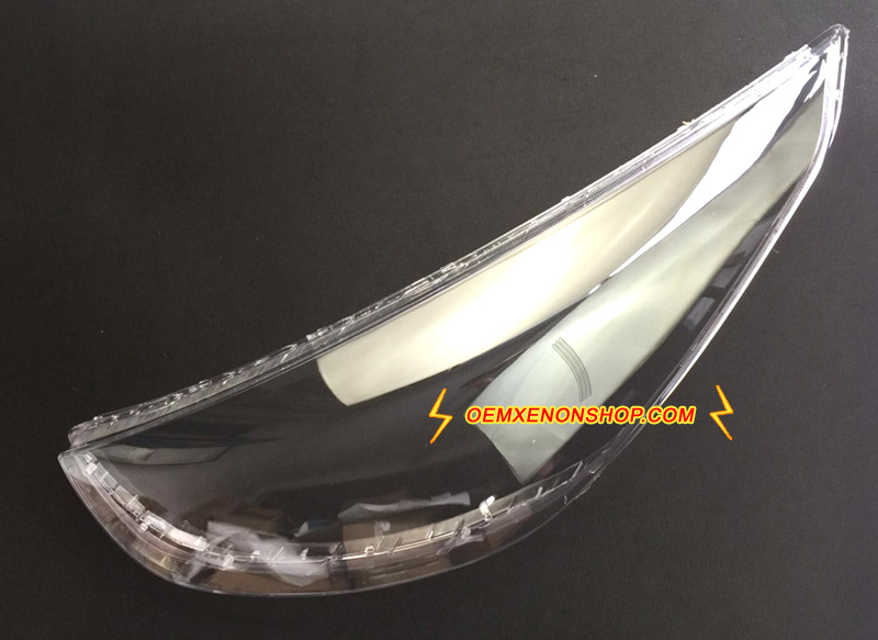 Hyundai Tucson IX35 Headlight Lens Cover Foggy Yellow Plastic Lenses Glasses Replacement