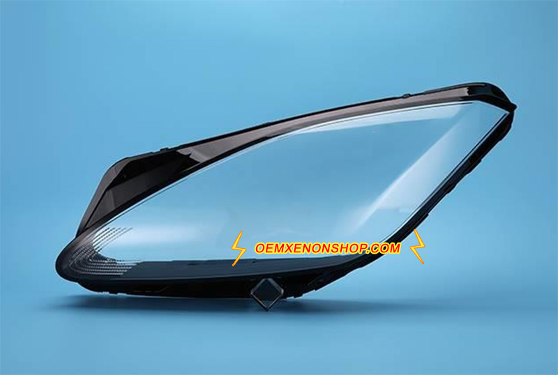 2018-2023 Jaguar E-Pace X450 Headlight Lens Cover Foggy Yellow Plastic Lenses Glasses Replacement