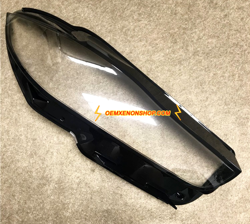 Jaguar XE Headlight Lens Cover Foggy Yellow Plastic Lenses Glasses Replacement