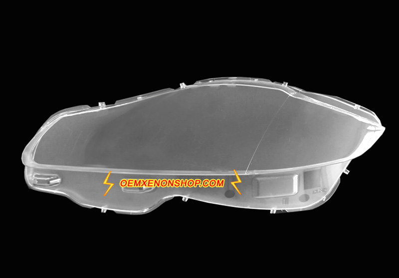 Left Side Headlight Clear Lens Cover Glue Fit For Jaguar XJ 2010-2019