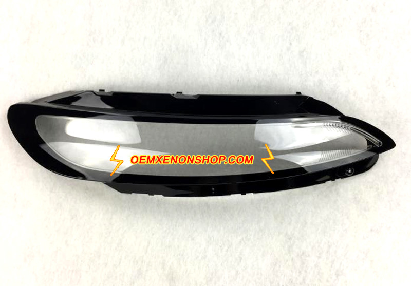 Jeep Cherokee LED DRL Lamp Lens Cover Foggy Yellow Plastic Lenses Glasses Replacement