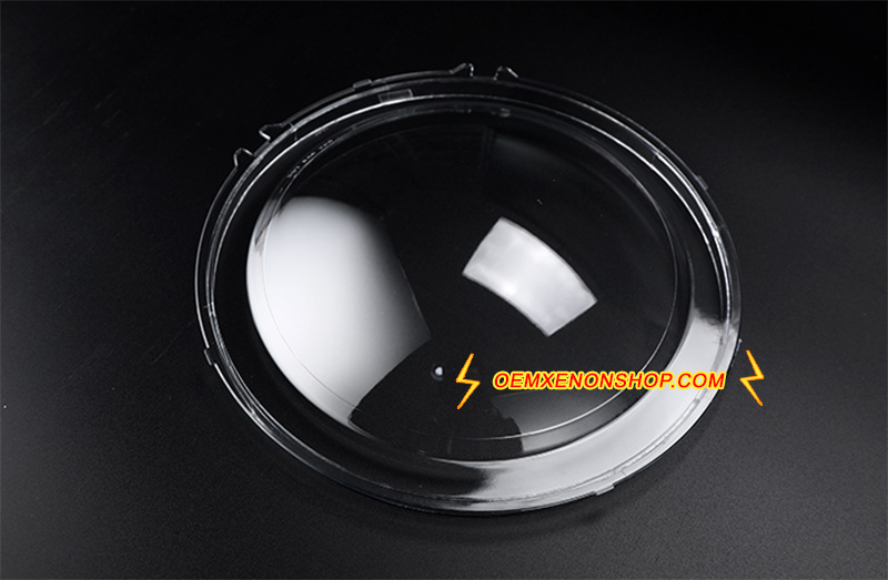 2019-2023 Jeep Cherokee LED Headlight Lens Cover Foggy Yellow Plastic Lenses Glasses Replacement