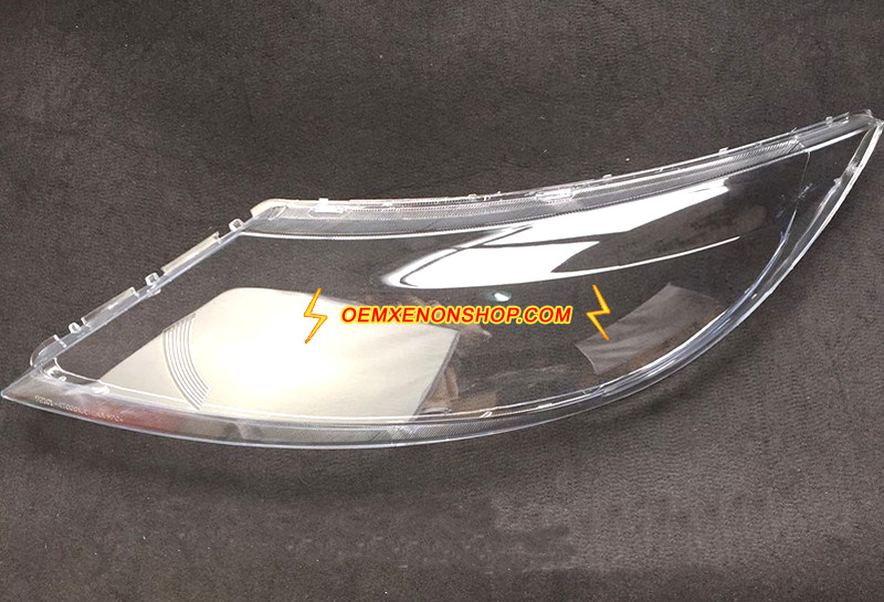  Kia Sportage Xenon Headlight Lens Cover Foggy Yellow Plastic Lenses Glasses Replacement
