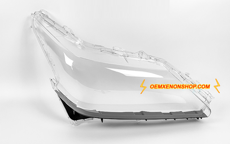 Lexus LX570 LED  Headlight Lens Cover Foggy Yellow Plastic Lenses Glasses Replacement