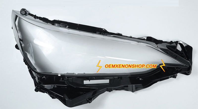 2022-2023 Lexus NX350 NX400H NX450H  Headlight Lens Cover Foggy Yellow Plastic Lenses Glasses Replacement